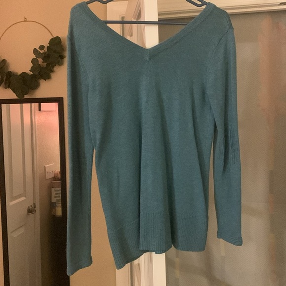 Blue/teal sweater from market & spruce small - Picture 3 of 3